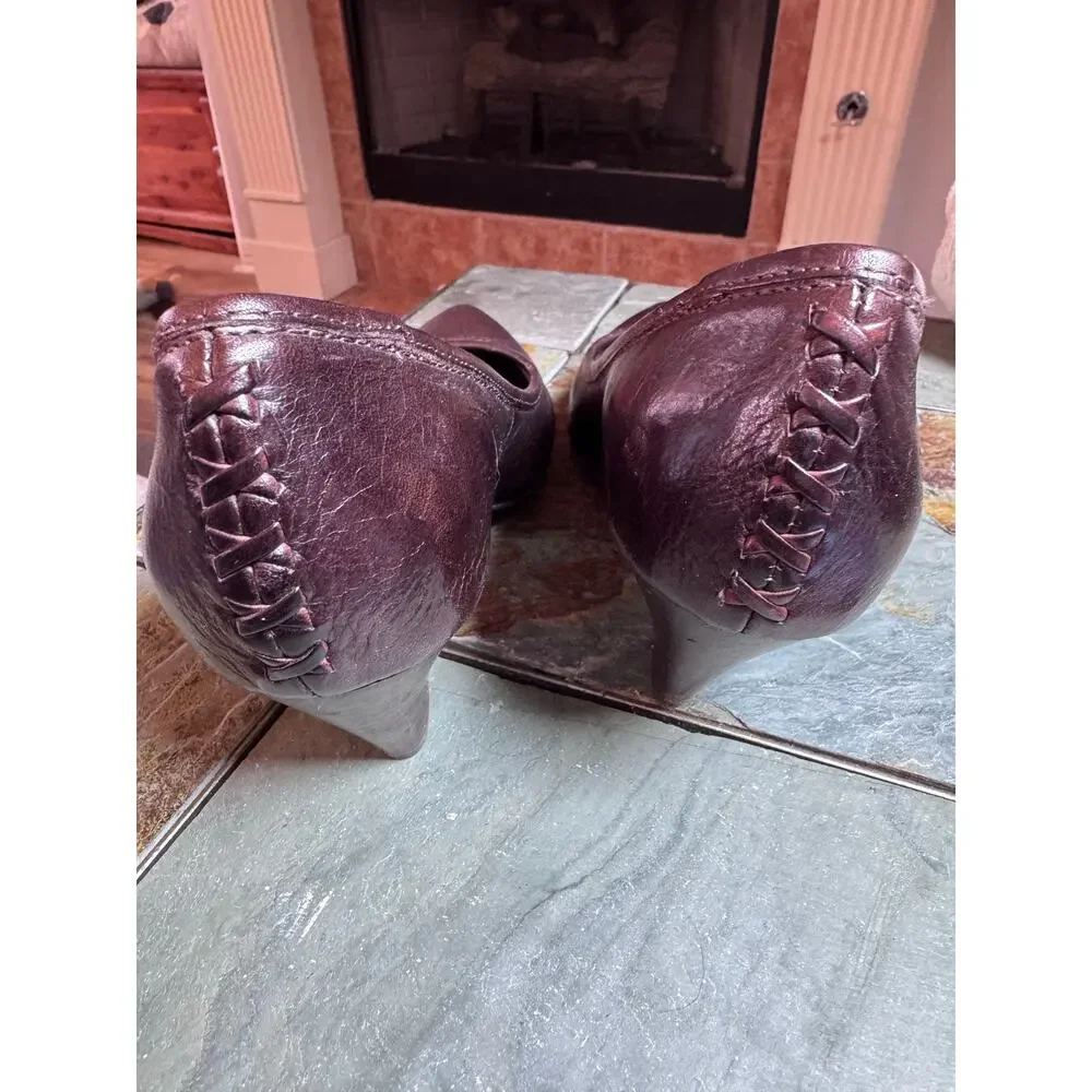 FRYE Regina Leather Pumps – Deep Chocolate Brown – Size 6.5